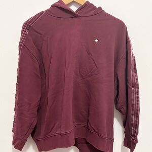 ADIDAS maroon hoodie